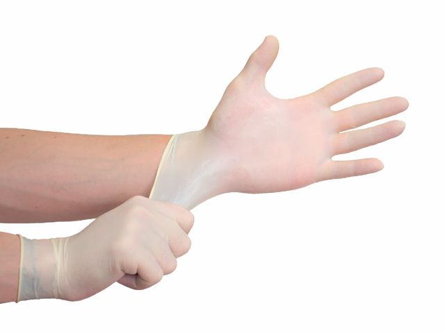 Luva Descartável de Procedimento - Látex - Sem Pó - 100 Unidades - Medix Brasil