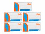 Kit 5 Caixas De Luva De Nitrilo Azul - Uso Geral - GG - Medix Brasil